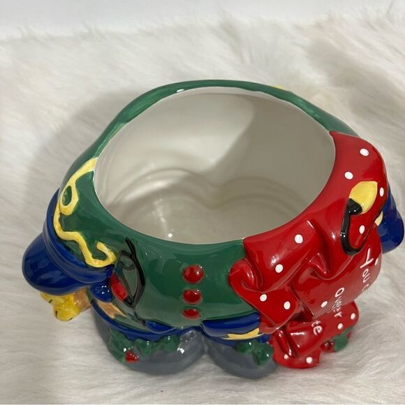 Vintage Lefton "You Can Never Overdecorate" Reindeer Cookie Jar - Picture 7 of 10